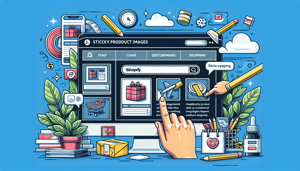 How to Make a Product Image Sticky on Shopify Product Pages with ...